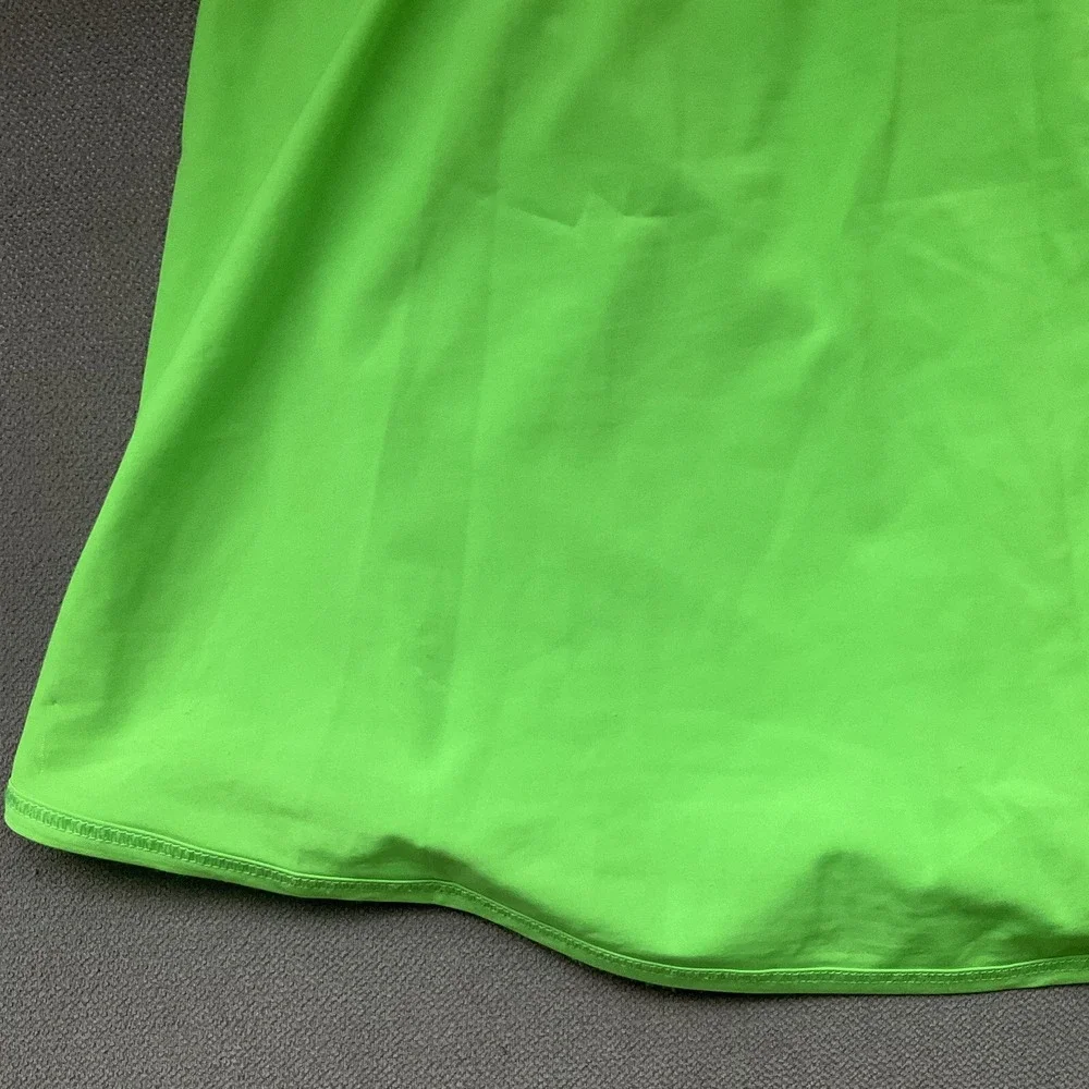 Alo Match Point Tennis Skirt Green Glow S